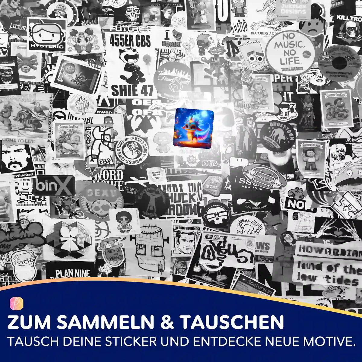 Buntes Mondscheintanz Sticker-Set für Diamond Painting Fans zur Dekoration von Zubehör und Leinwänden