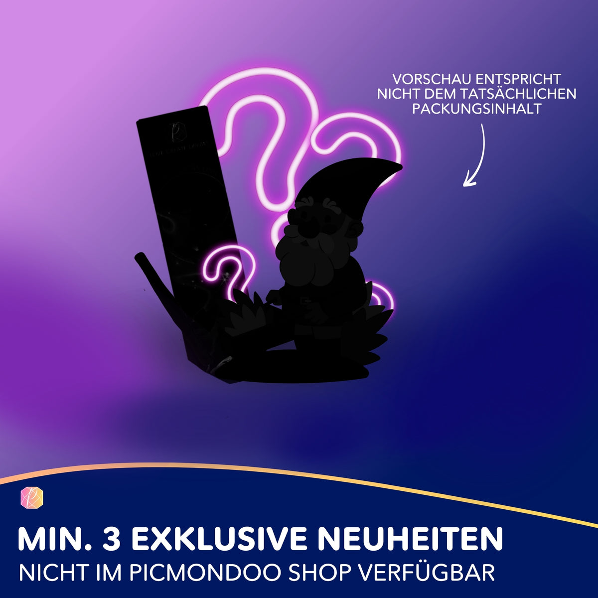 Diamond Painting Mystery-Box Zwerge mit exklusiven Überraschungs-Sets für kreative Bastelprojekte
