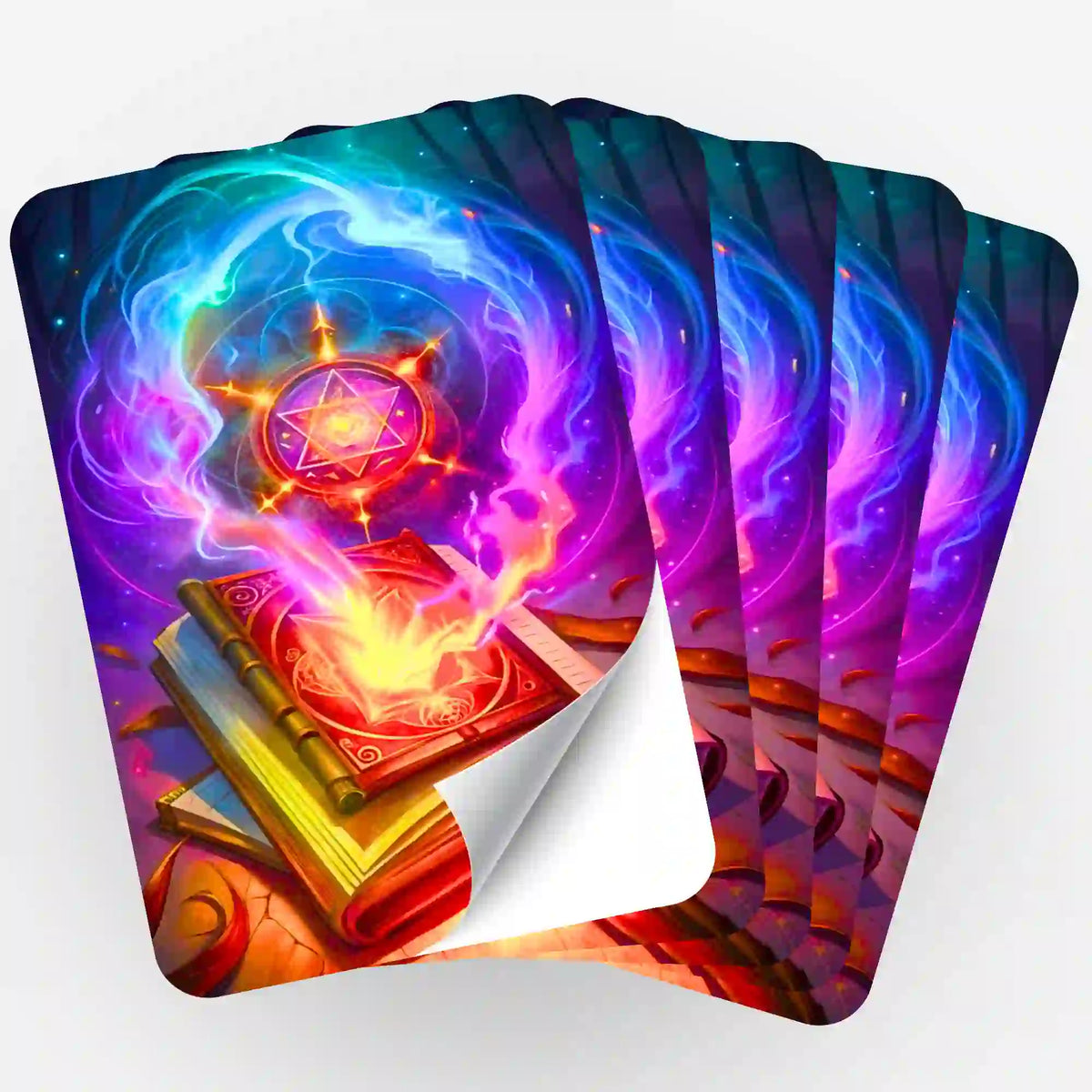 5er-Set Sticker mit magischem Hexenkünste-Motiv für Diamond Painting Zubehör und Diamond Painting Dekoration