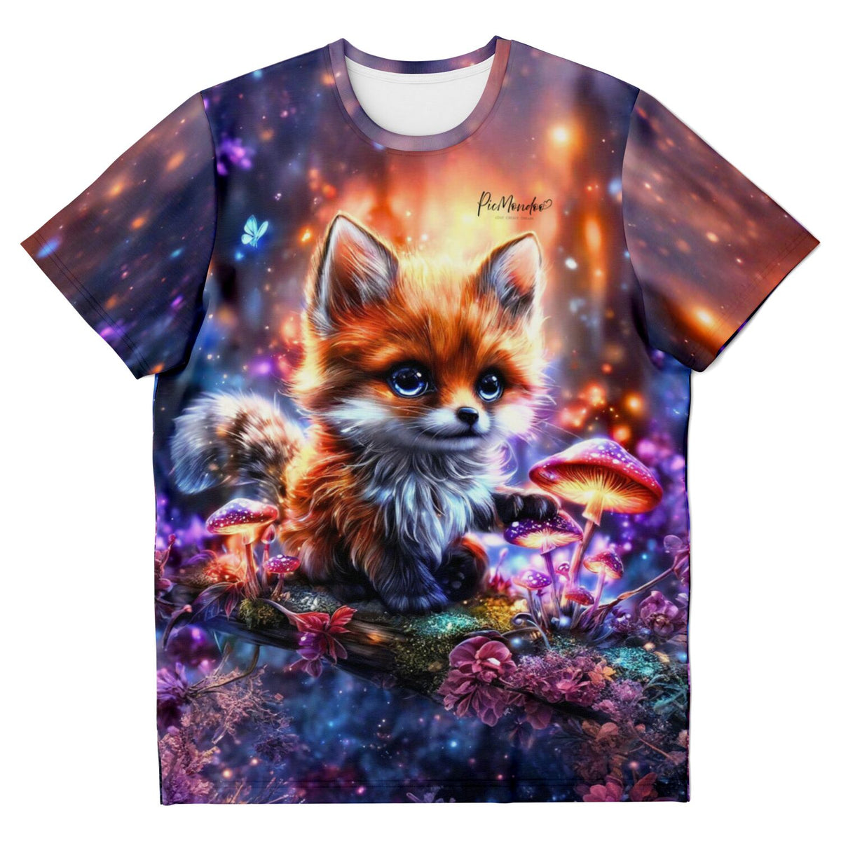 Fynni Fuchs Dreamer T-Shirt mit magischem Wald Motiv, perfekt für Fans von Diamond Painting und Malen nach Zahlen