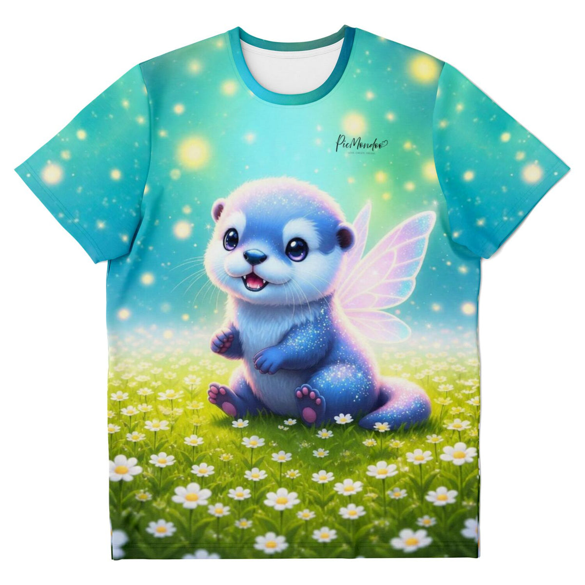 T-Shirt mit Fee-Otter Motiv, geeignet für Fans von Diamond Painting und Malen nach Zahlen