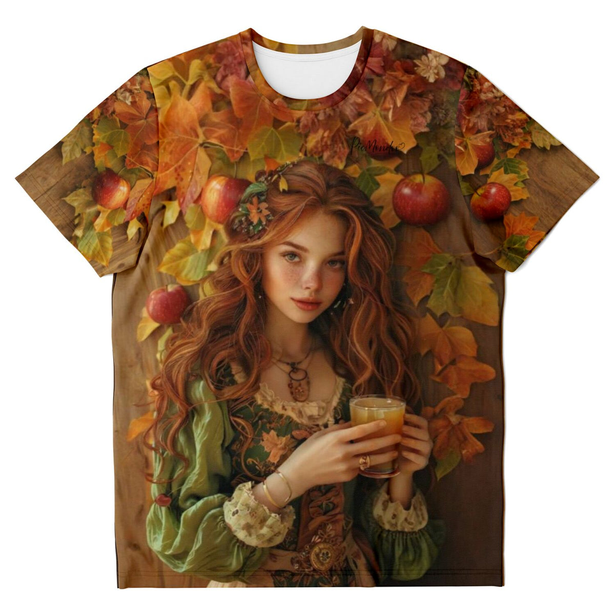 T-Shirt mit Apfelmädchen Ruby Motiv, ideal für Fans von Diamond Painting und Malen nach Zahlen Designs.