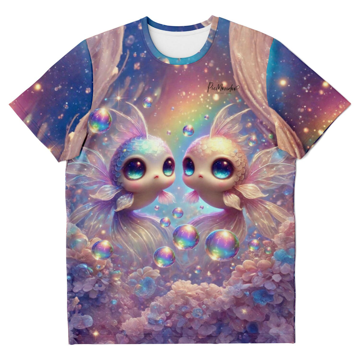 Dreamer T-Shirt mit magischem Fairydust-Motiv, inspiriert von Diamond Painting Glitzerwelten und Fantasy-Fischen