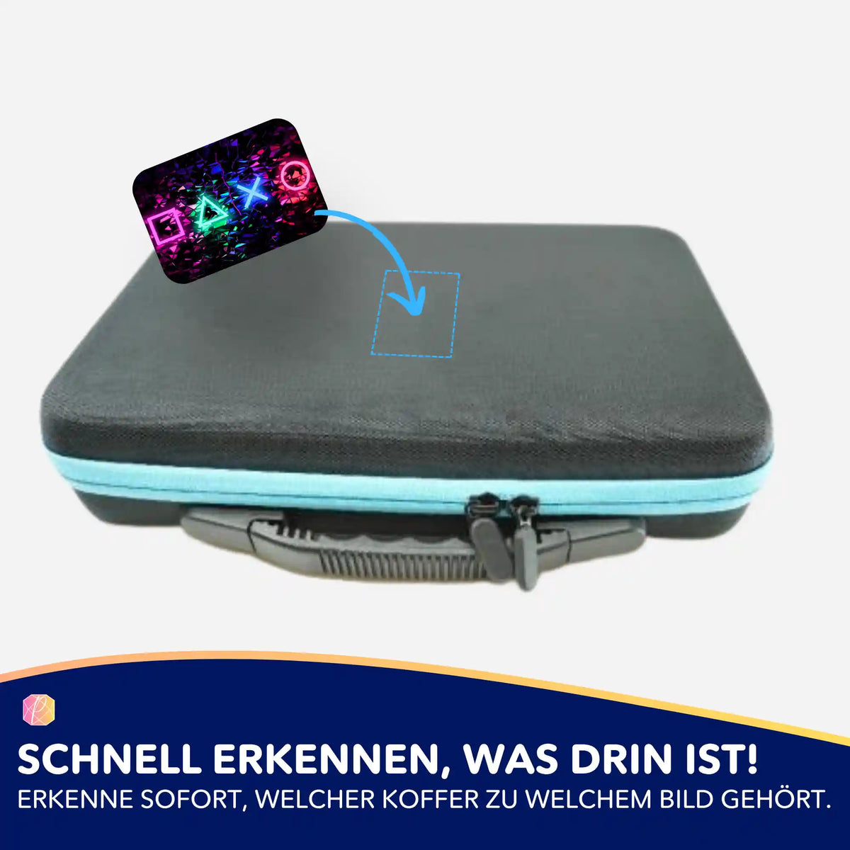 5er-Set Sticker für Diamond Painting Koffer zur Organisation deiner Diamanten Painting Motive