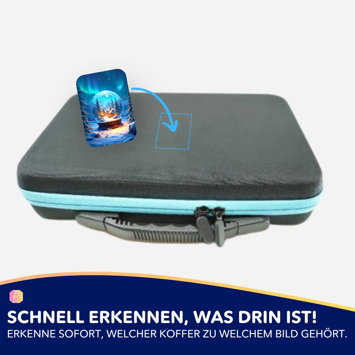 Dekorativer Diamond Painting Aufkleber Bewahrtes Licht für das Diamond Painting Zubehör Case zur einfachen Organisation.