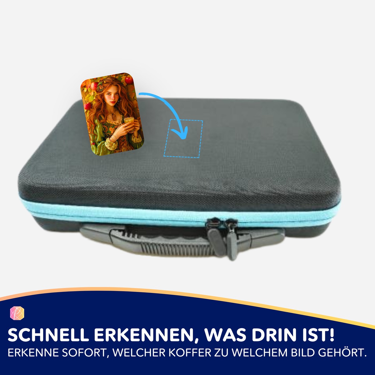 Susen Pfifferling Apfelmädchen Ruby Sticker für Diamond Painting Zubehör Koffer zur Organisation kreativer DIY-Bastelsets