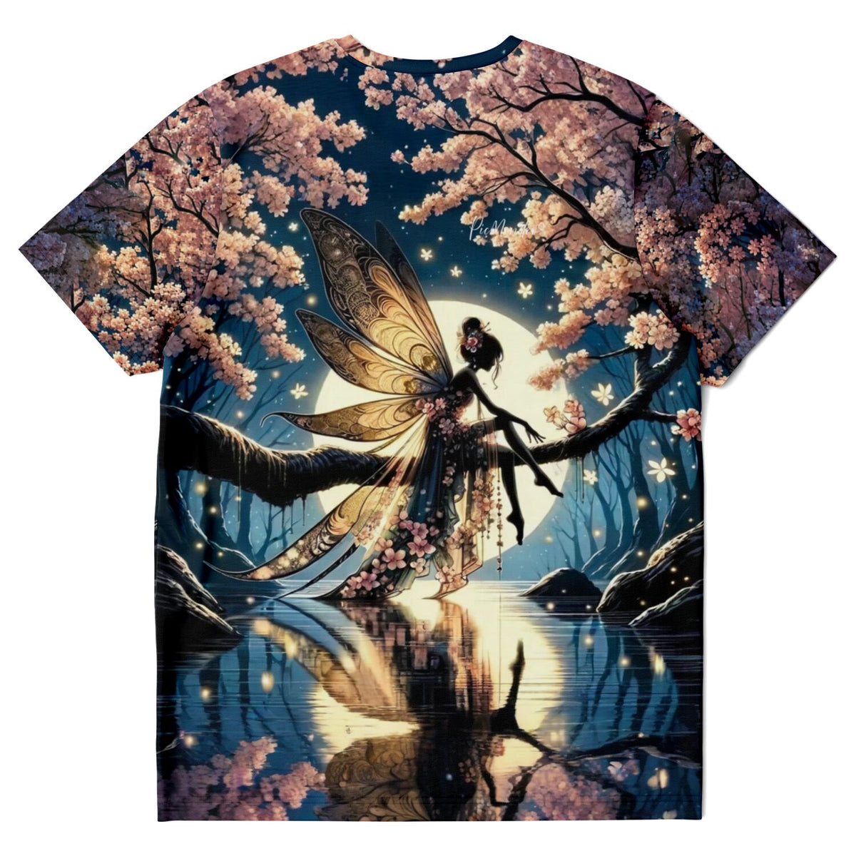 T-Shirt Mondscheinfee mit märchenhaftem Motiv, ähnlich wie Diamond Painting oder Malen nach Zahlen für Erwachsene