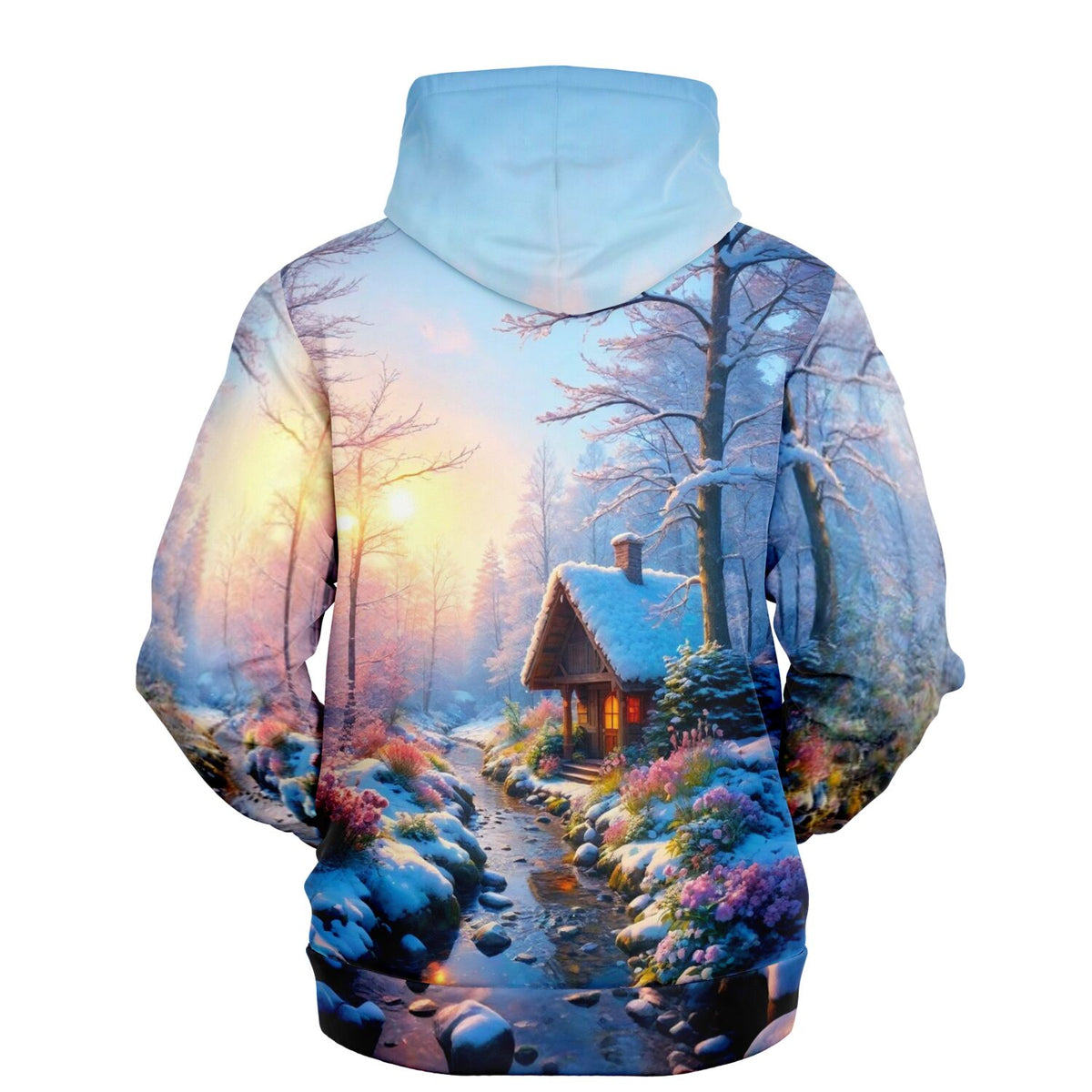 Dreamer Hoodie mit Wintermorgen Motiv – perfekt für Fans von Malen nach Zahlen und Diamond Painting Designs