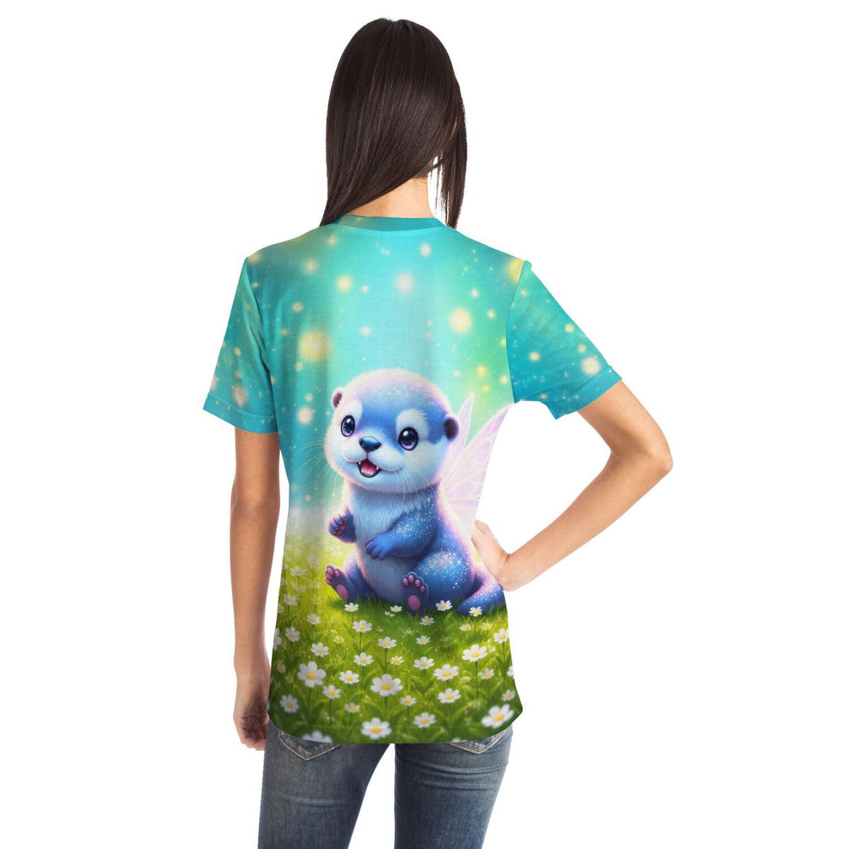 Dreamer T-Shirt mit Fee-Otter Mira Motiv, perfekt für Fans von Diamond Painting und Malen nach Zahlen für Erwachsene.