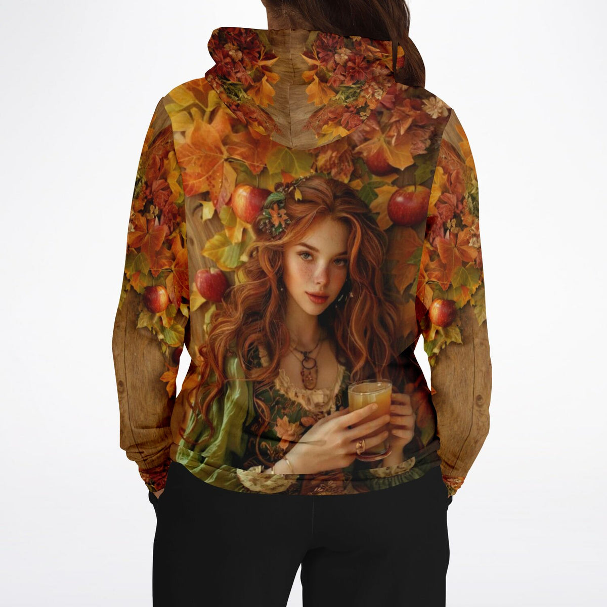 Dreamer Hoodie mit Apfelmädchen Ruby Motiv, ideal ergänzend zu Diamond Painting und Malen nach Zahlen für Erwachsene