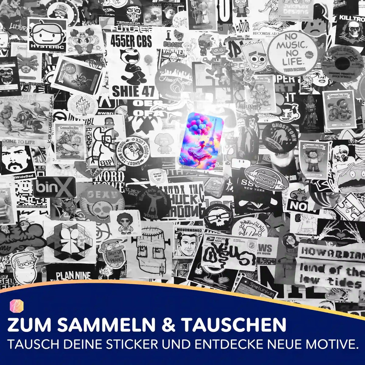 Buntes Verträumtes Paris Sticker-Set für Diamond Painting Fans zur Organisation deiner Lieblingsmotive