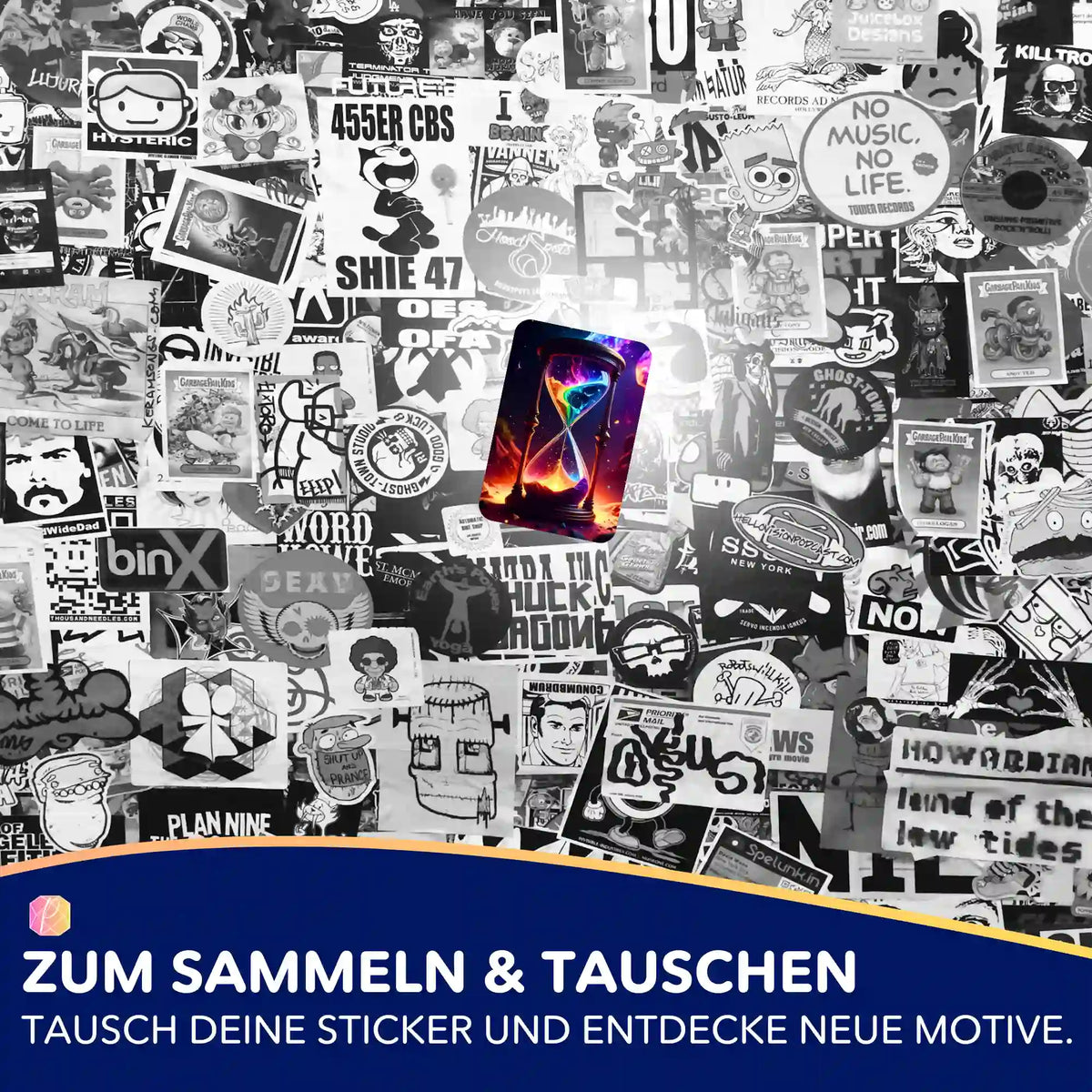 Buntes Atem der Schöpfung Aufkleber-Set für Diamond Painting und Bastelbedarf von Picmondoo