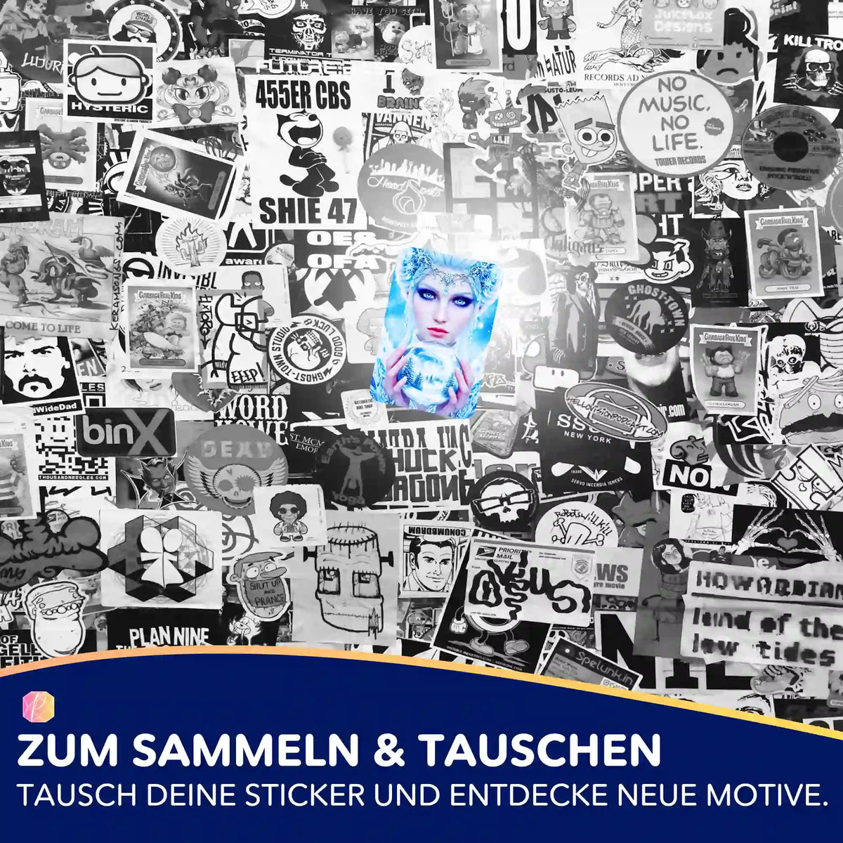 5er-Set Eiskönigin Aufkleber für Diamond Painting Fans zur Organisation von Zubehör und Bastelsets