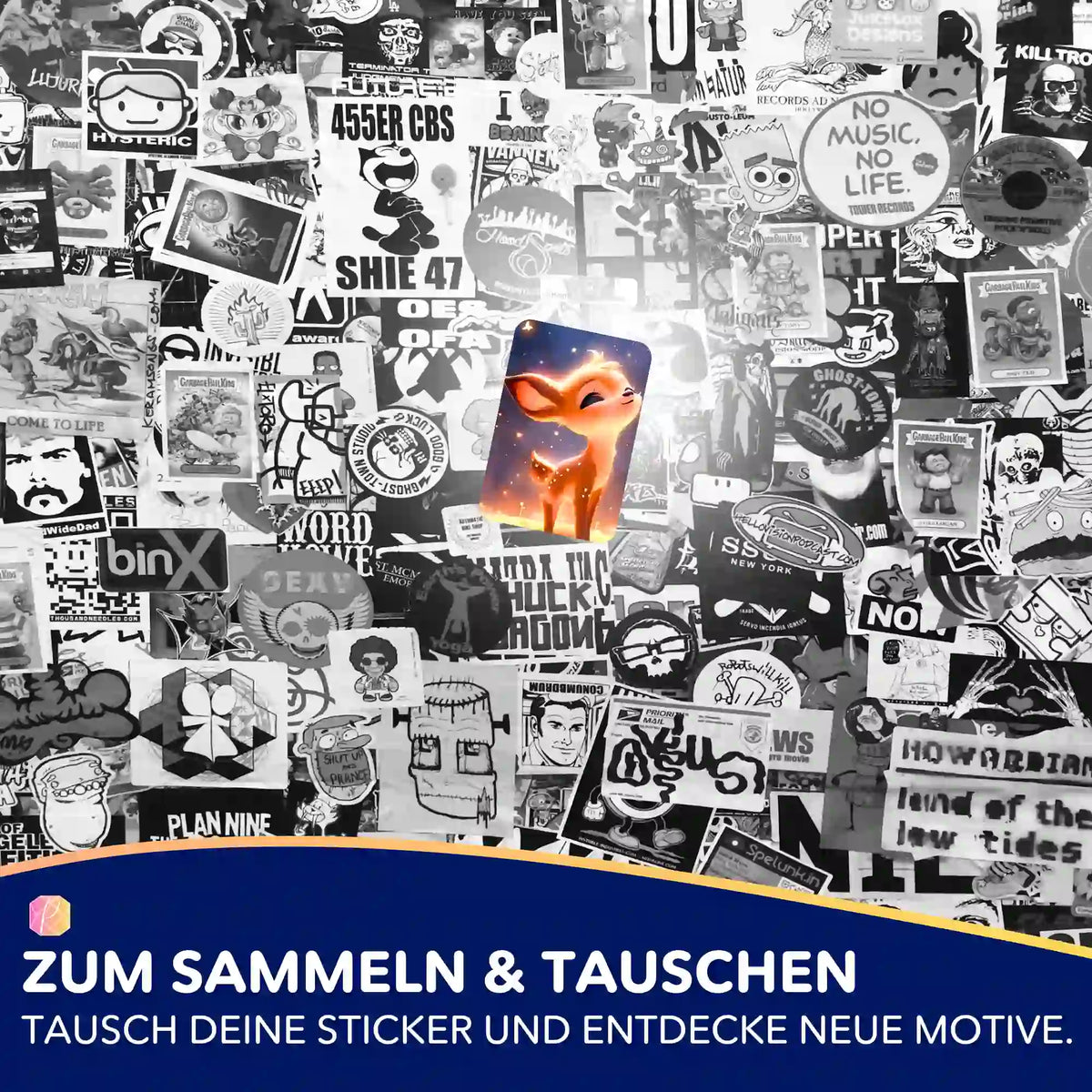 Buntes Babsi Sternenstaub Sticker-Set für Diamond Painting Fans und zur Verzierung von Hobby-Zubehör.