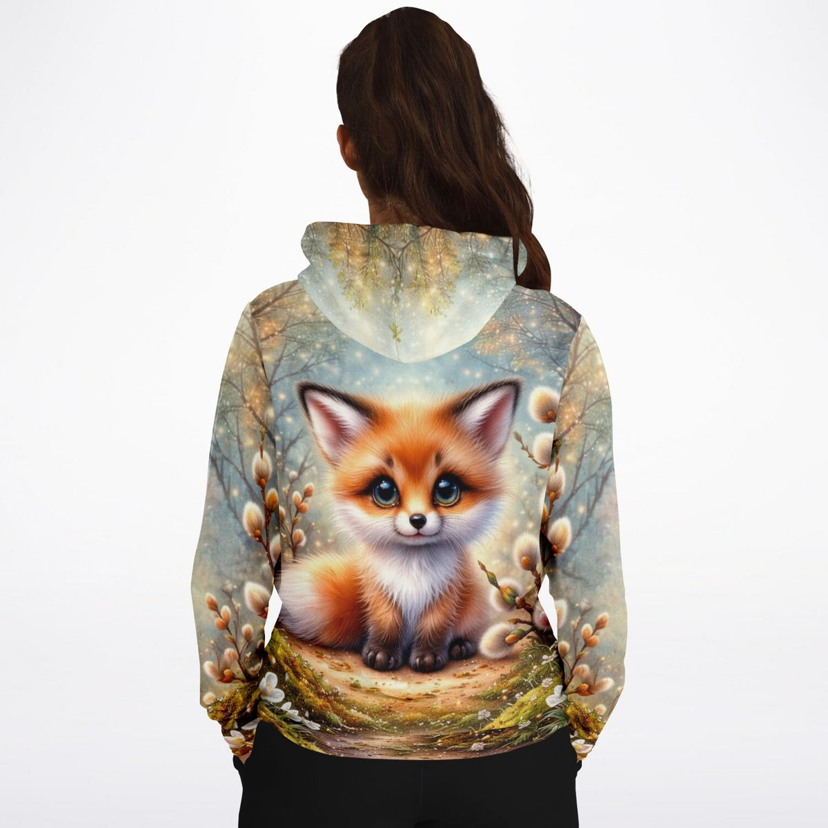 Dreamer Hoodie mit niedlichem Fuchs-Motiv, inspiriert von Designs für Diamond Painting und Malen nach Zahlen