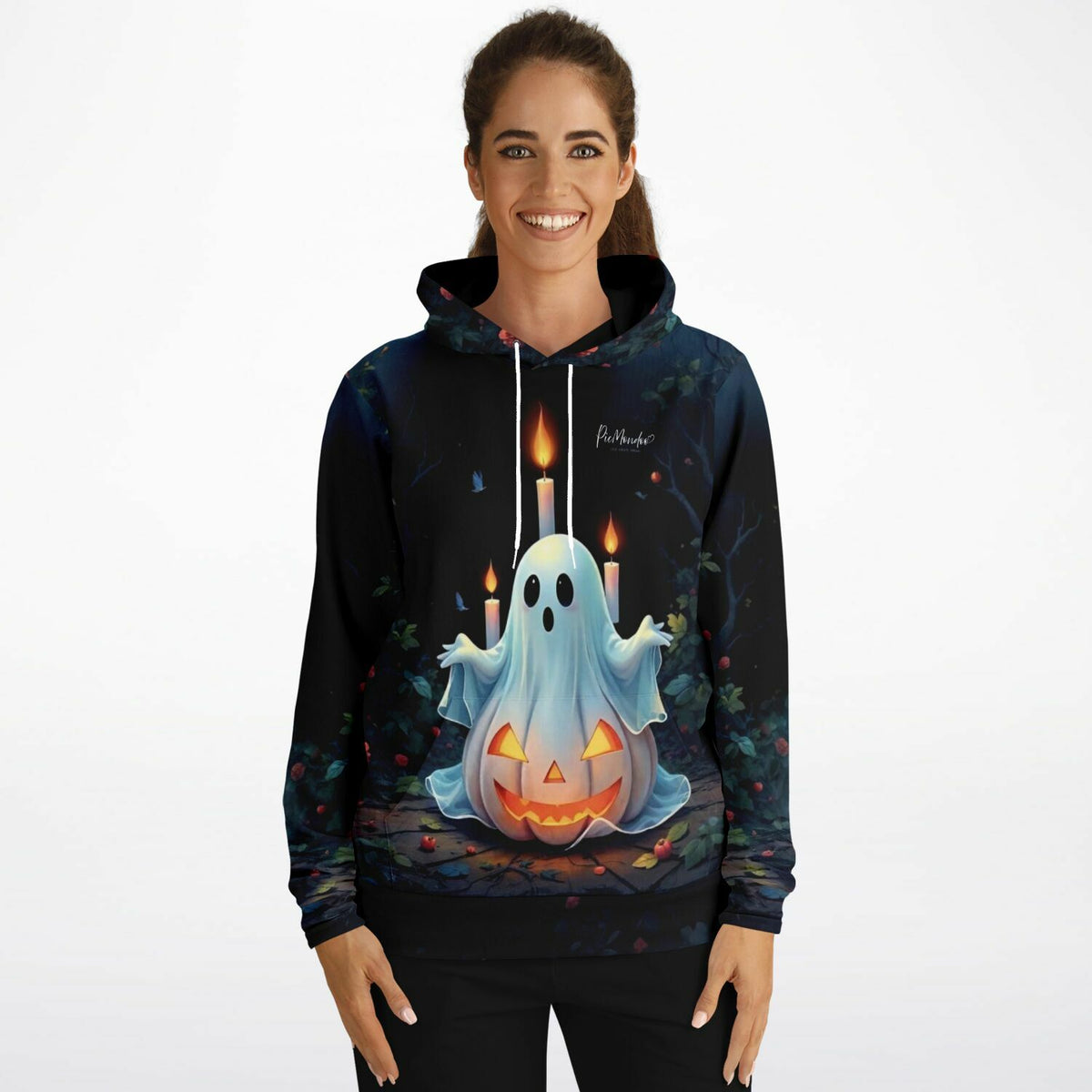 Dreamer Hoodie mit Halloween Kürbis und Geist Motiv, für Fans von Diamond Painting und kreativen Lifestyle-Artikeln.