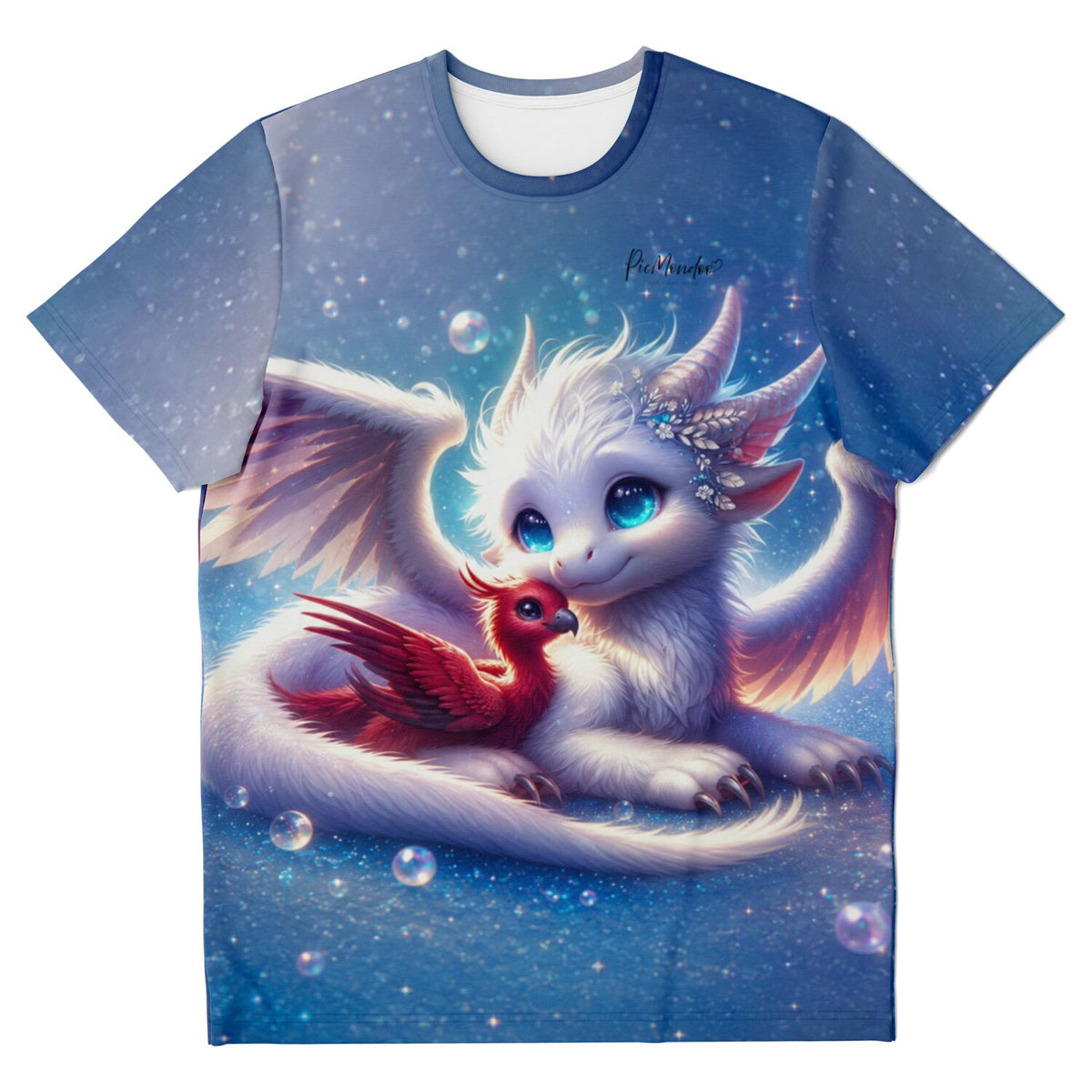 Dreamer T-Shirt mit Astra & Fira Fantasy-Motiv, in Anlehnung an beliebte Diamond Painting und Malen nach Zahlen Designs