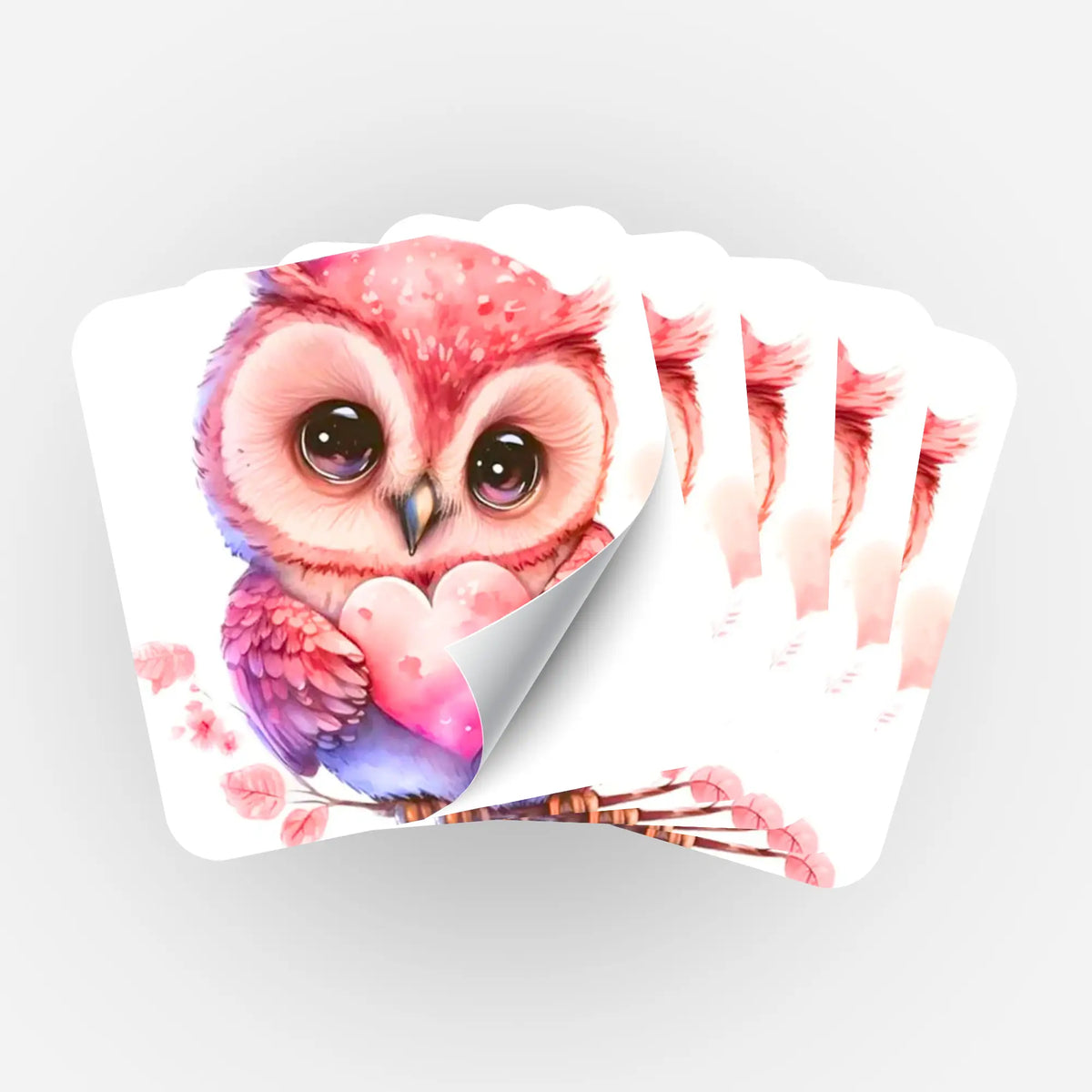 Loving Owl Aufkleber 5er-Set zur Organisation von Diamond Painting und Malen nach Zahlen Zubehör