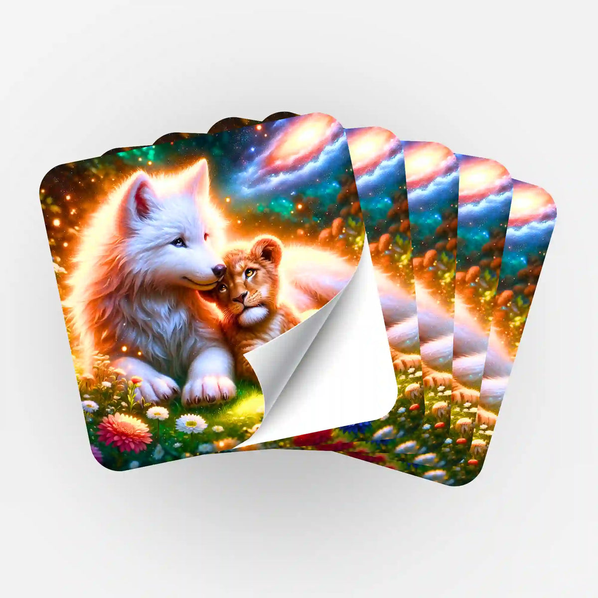 Picmondoo 5er-Set Sticker mit Fenris & Solaris Motiv für Diamond Painting Zubehör