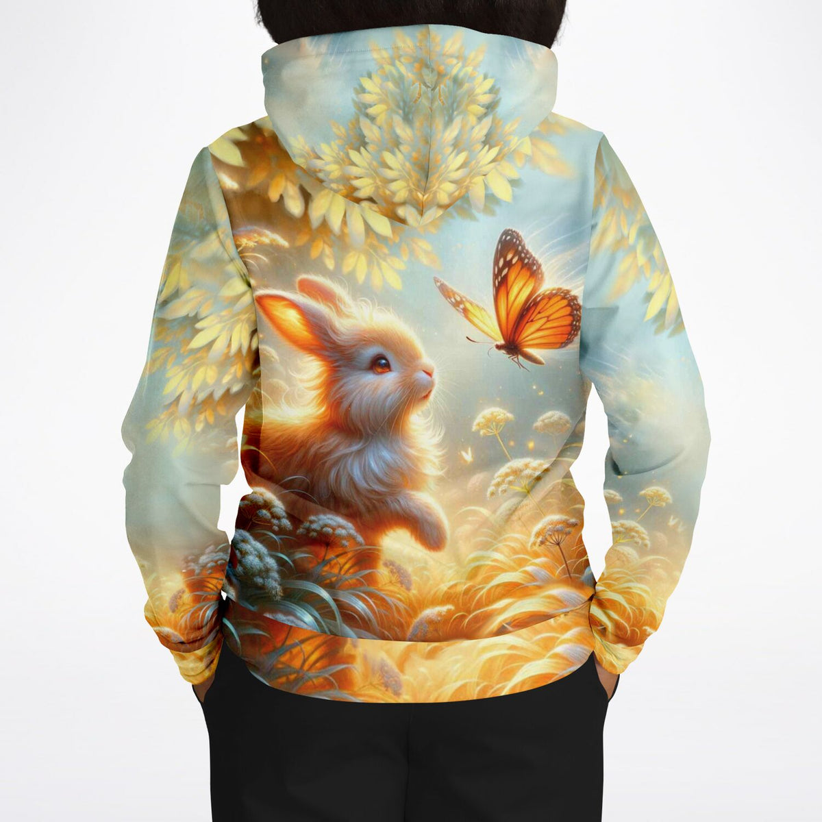 Dreamer Hoodie mit Häschenfreunde Motiv, ideal für Fans von Malen nach Zahlen und Diamond Painting Designs.