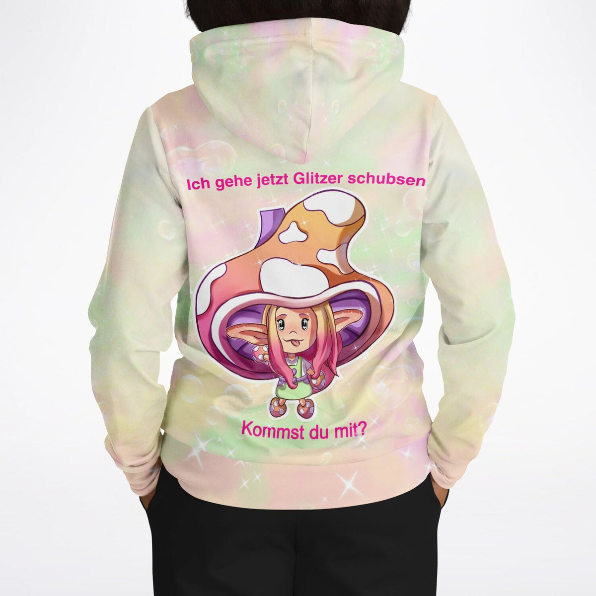 Dreamer Hoodie mit Moni Shroomi Motiv, ideal für Diamond Painting und Malen nach Zahlen Fans