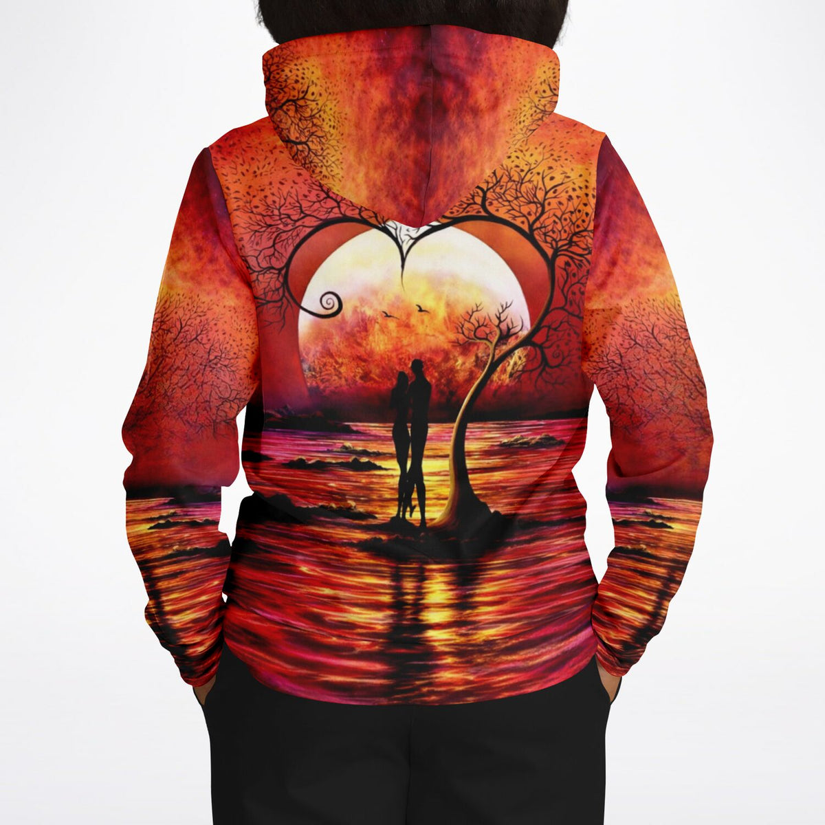 Dreamer Hoodie mit Baum der Liebe Motiv, ideal für Fans von Diamond Painting und Malen nach Zahlen Designs.