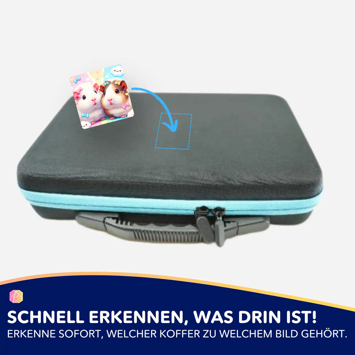 Maggie & Moritz Diamond Painting Sticker zur Organisation des Zubehörkoffers