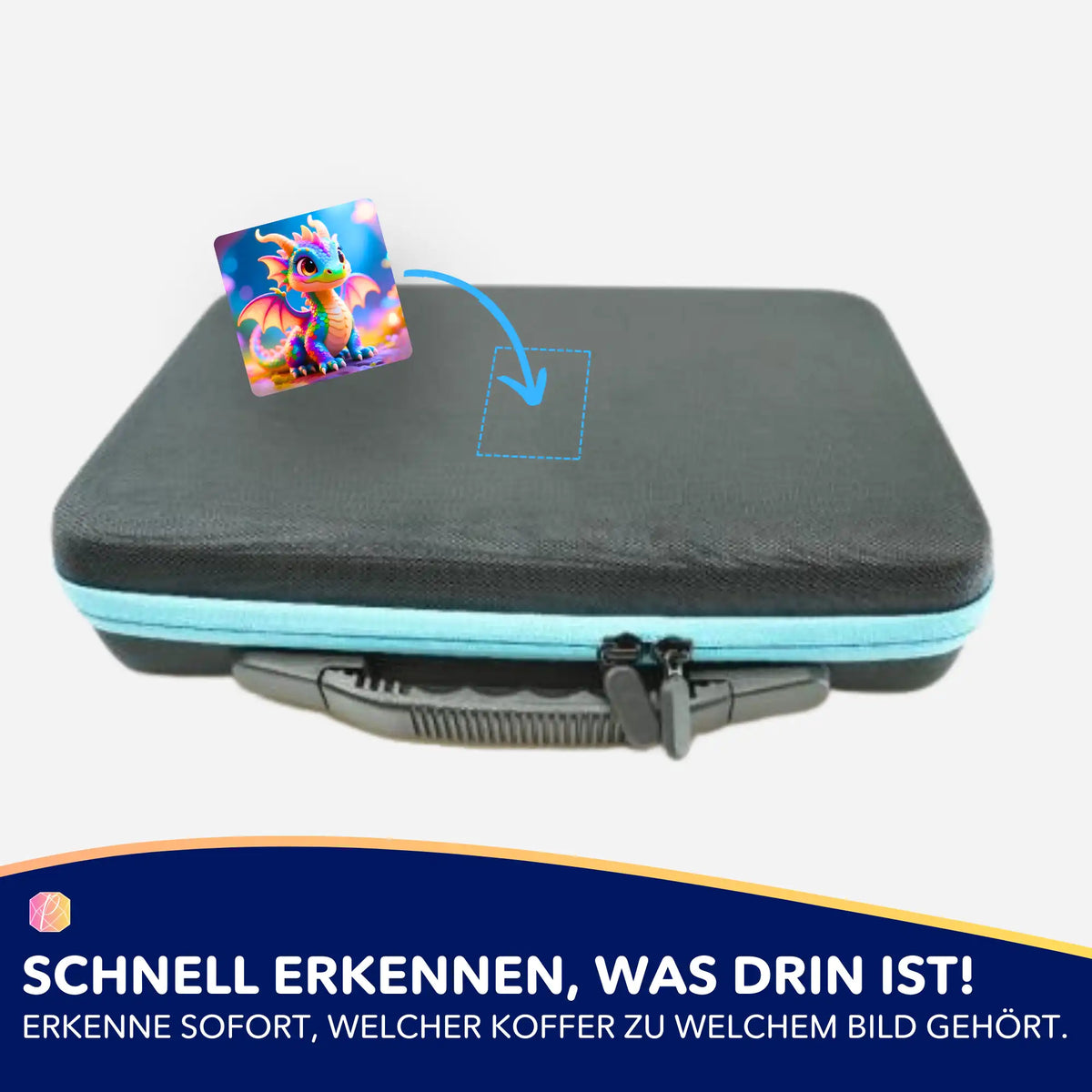 Picmondoo Rinji Sticker für Diamond Painting Koffer zur Organisation deines Diamanten Painting Zubehörs