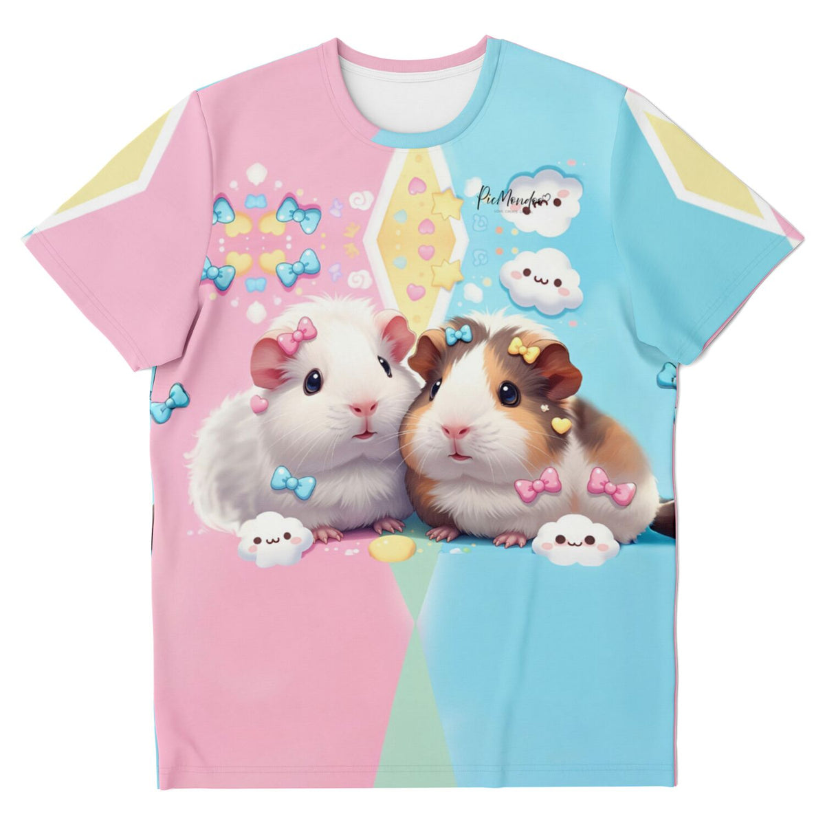 T-Shirt mit süßem Meerschweinchen-Motiv Maggie und Moritz, ideal für Fans von Diamond Painting und Malen nach Zahlen