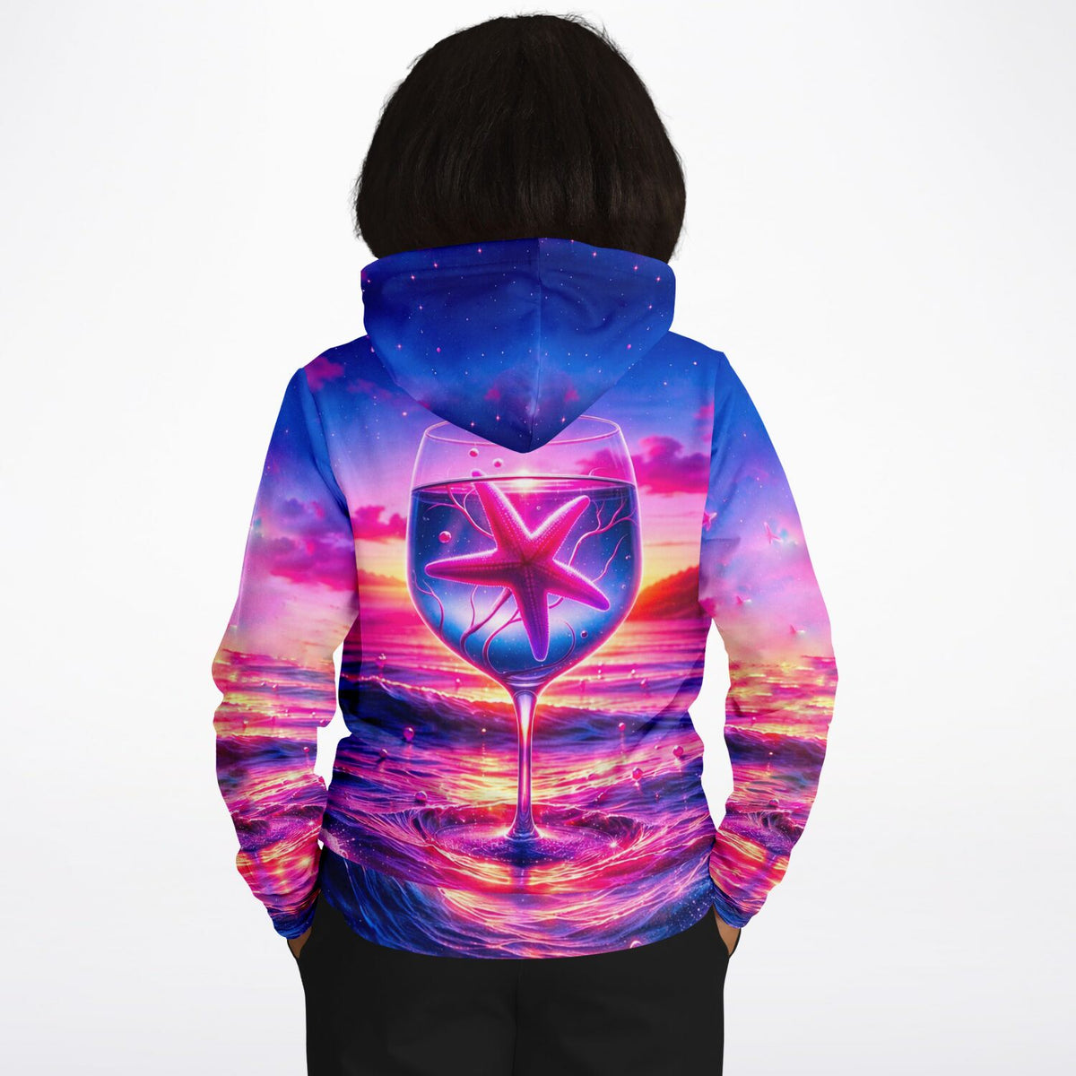 Dreamer Hoodie Seesternzauber mit kreativem Meeres-Motiv, perfekt für Fans von Diamond Painting und Malen nach Zahlen Designs