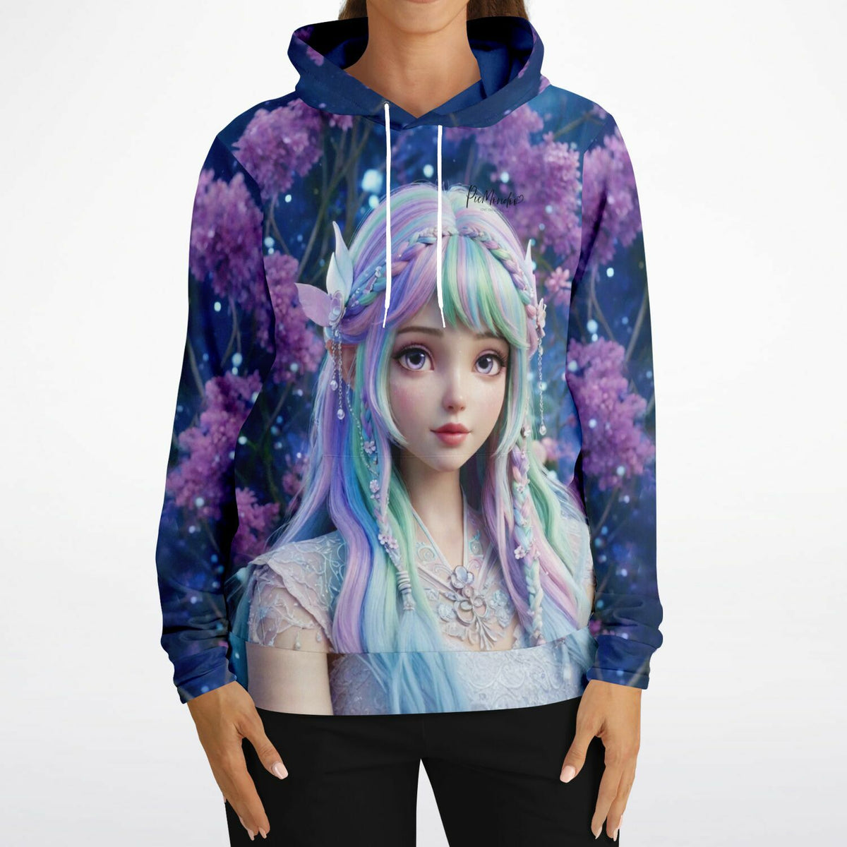 Dreamer Hoodie mit Feenprinzessin Elara Motiv, perfekt für Fans von Diamond Painting und Malen nach Zahlen Designs.