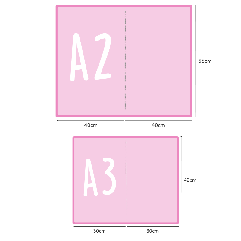 Picmondoo Diamond Painting Sammelbuch in A2 und A3 zur sicheren Aufbewahrung fertiger Diamanten Painting Bilder.