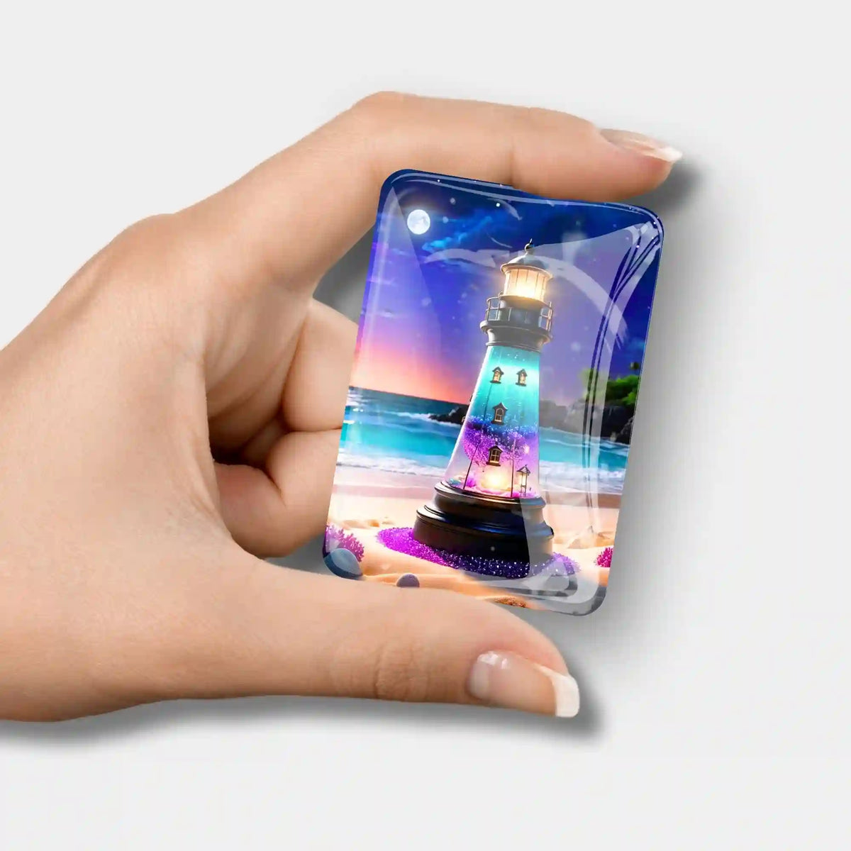 Magnetischer Cover Minder mit Leuchtturm-Motiv für Diamond Painting Zubehör