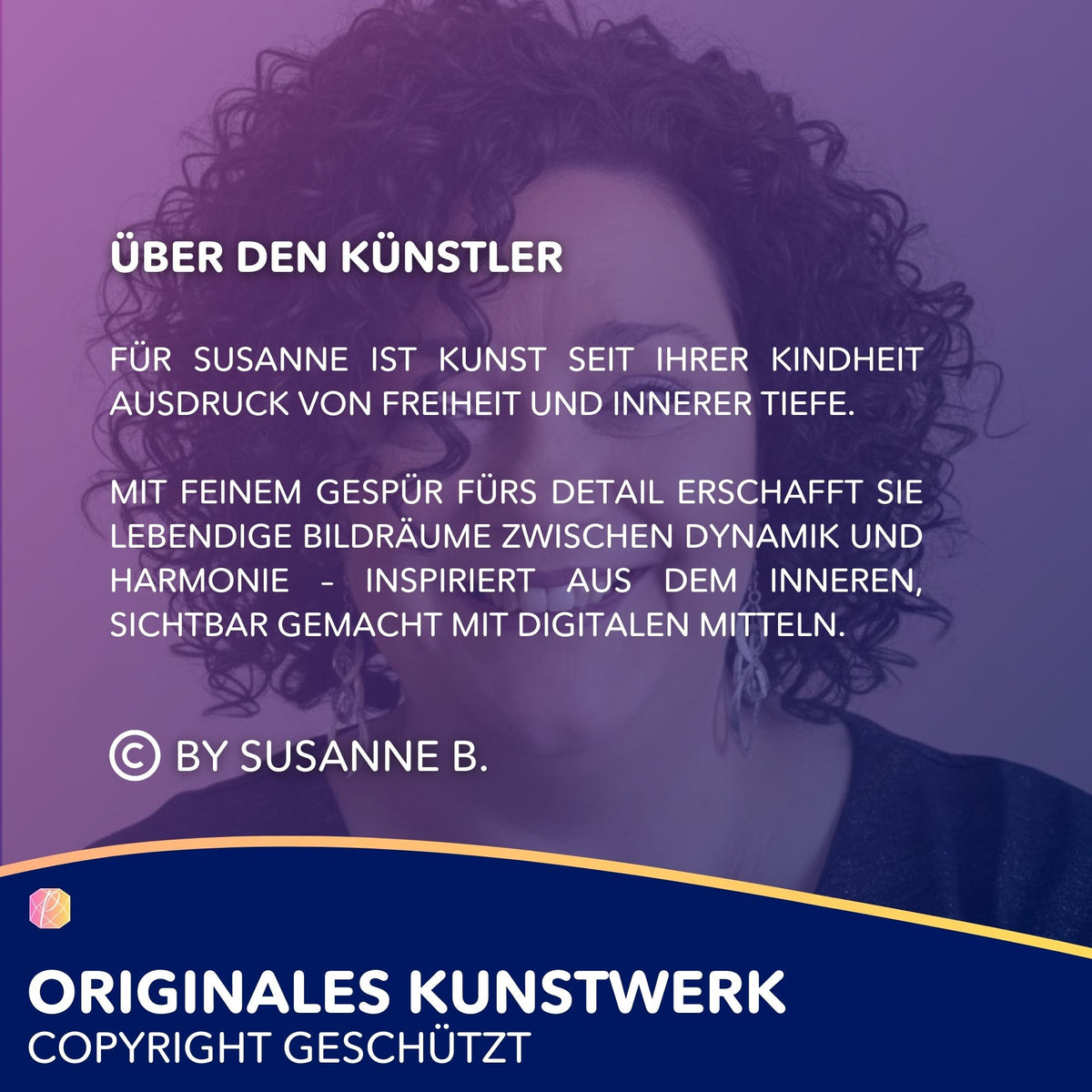 Künstlervorstellung für Diamond Painting Motive von Susanne B. für hochwertige Malen nach Zahlen und DIY-Bastelsets