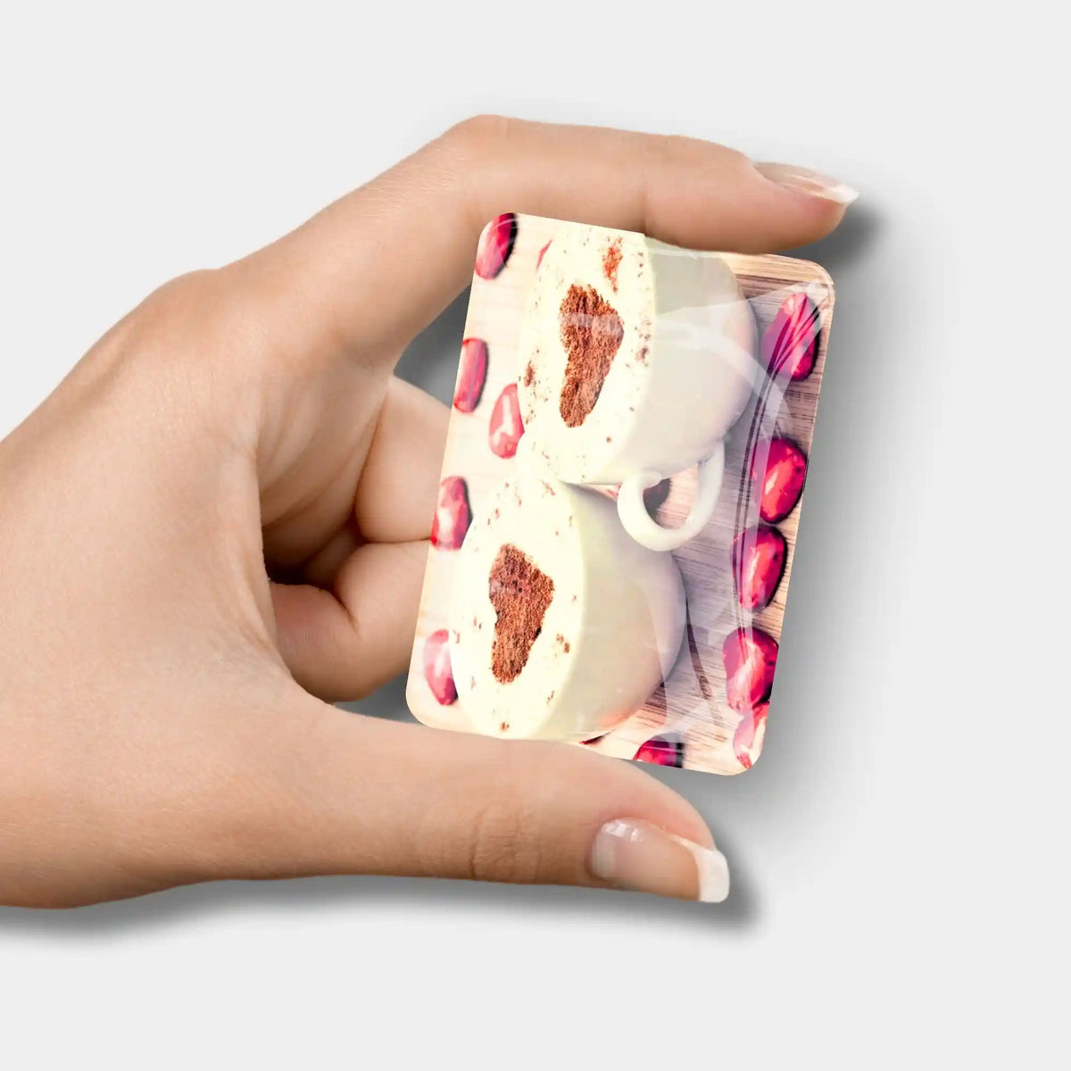 Kaffeeliebe Cover Minder für Diamond Painting mit Kaffeetassen-Motiv als praktisches Zubehör für Bastelsets