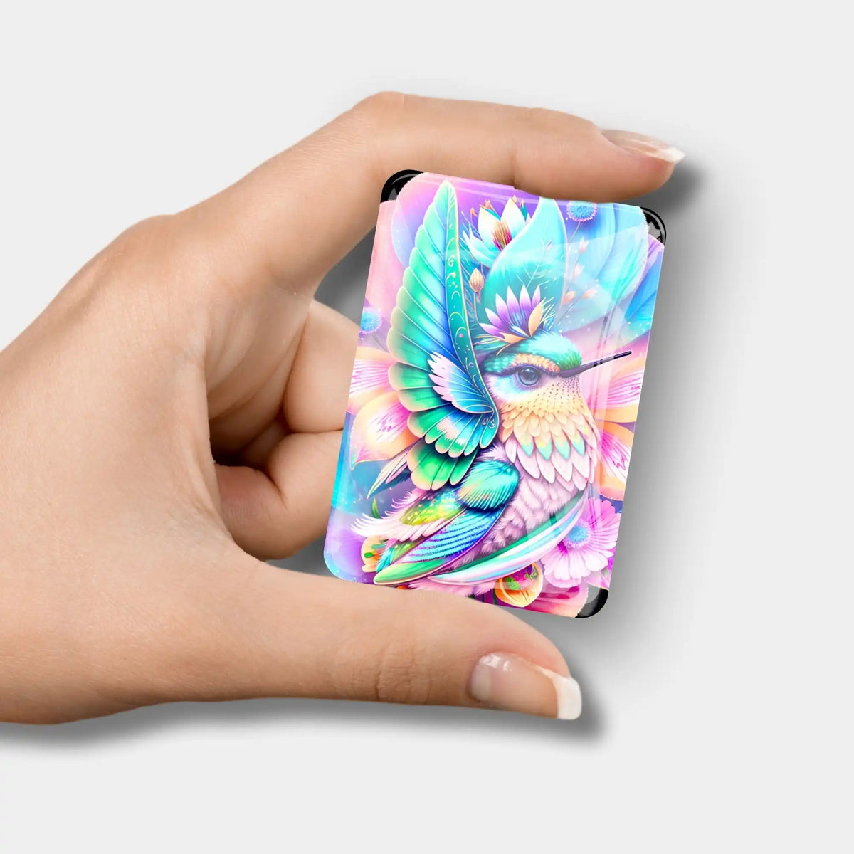 Magnetischer Cover Minder mit Kolibri-Motiv als praktisches Zubehör für dein nächstes Diamond Painting Projekt.