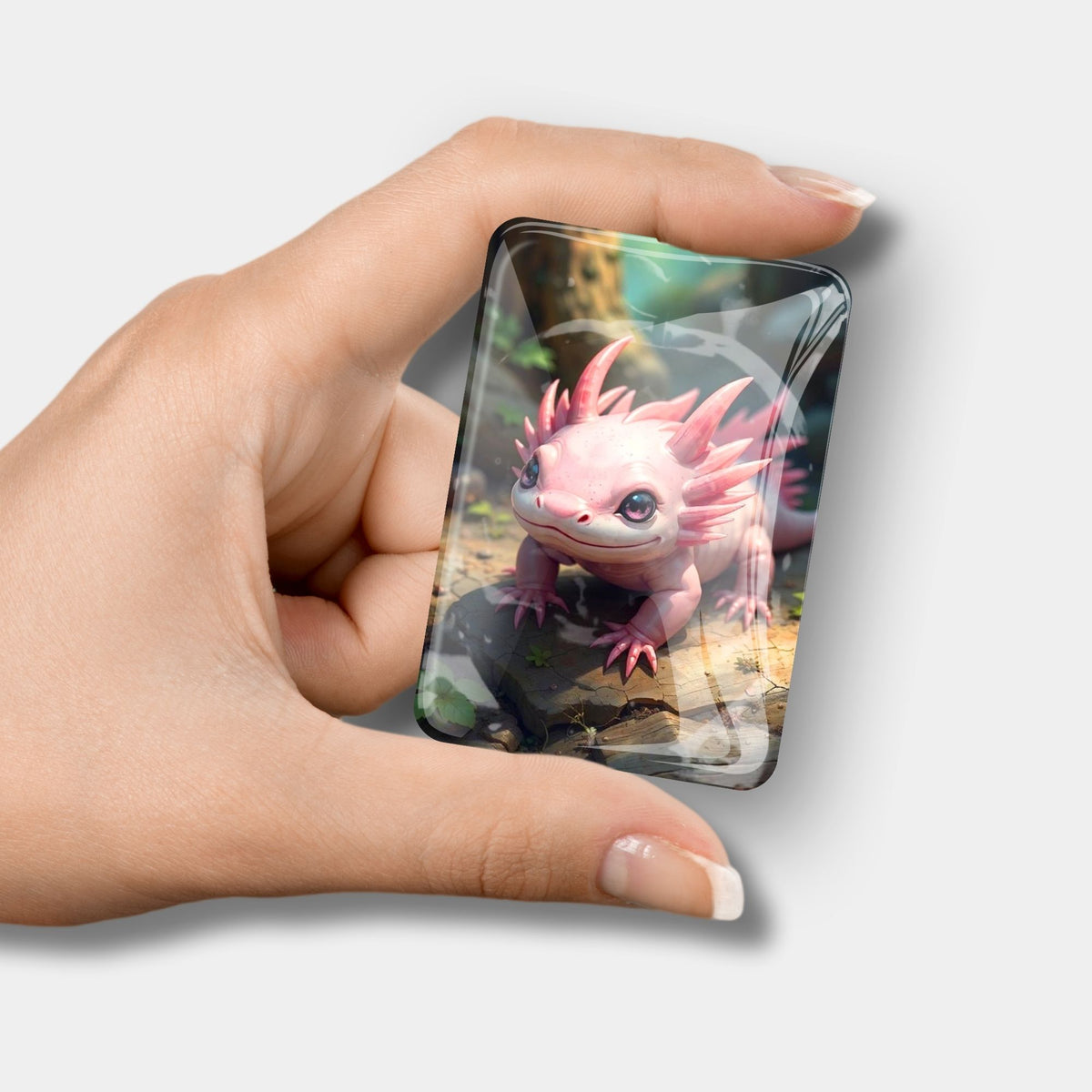 Axolotl Cover Minder aus Glas für Diamond Painting Zubehör zur Fixierung der Leinwand
