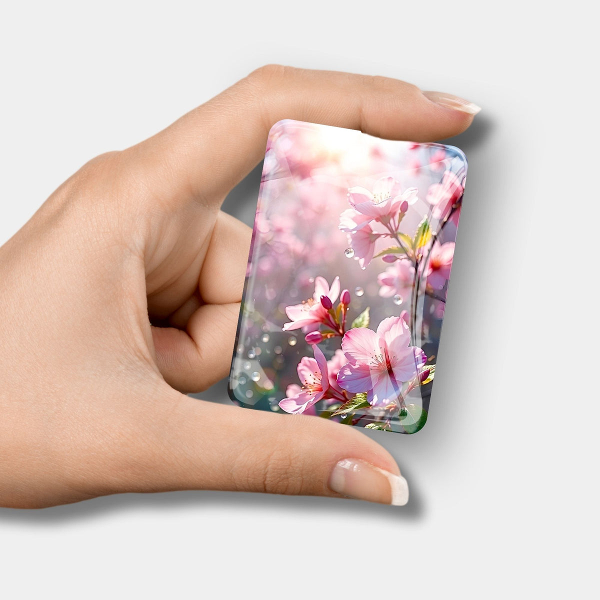 Kirschblüten Cover Minder aus Glas als praktisches Zubehör für Diamond Painting Projekte