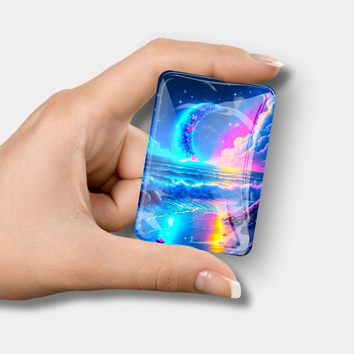 Magischer Cover Minder mit Mondschein-Motiv für Diamond Painting Zubehör – hielt Schutzfolie fest