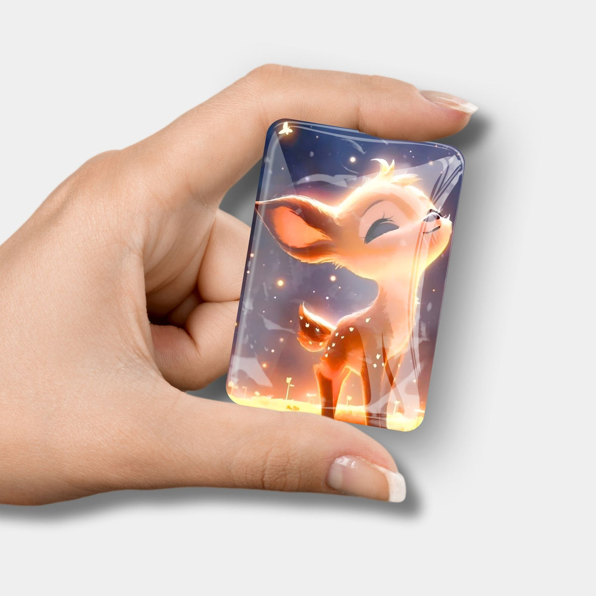 Magischer Glas-Cover Minder Babsi Sternenstaub als praktisches Diamond Painting Zubehör für kreative Projekte