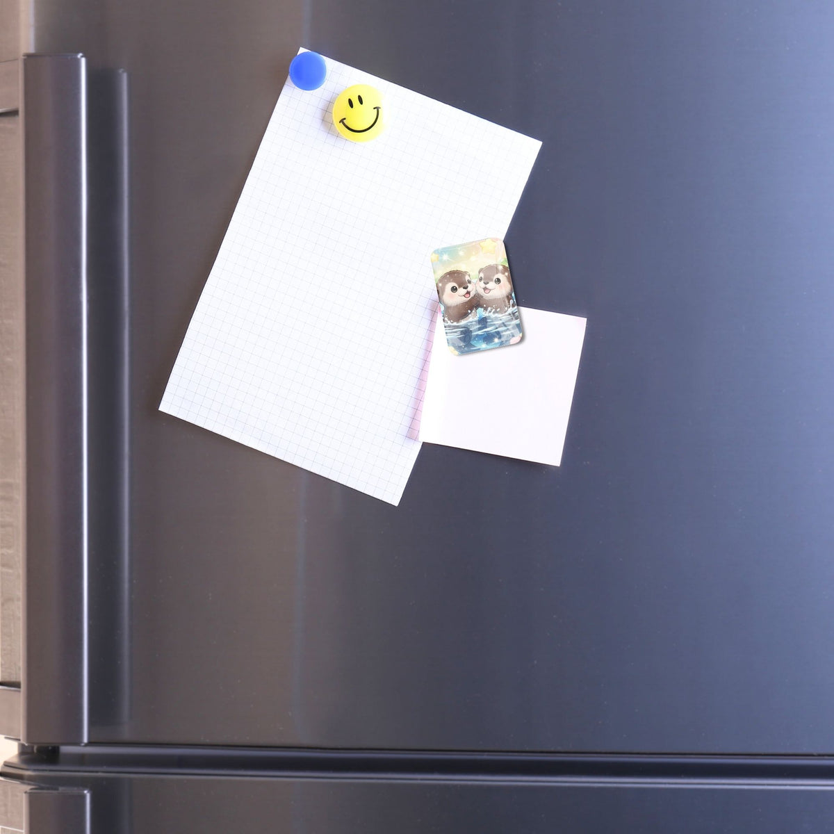 Glas Cover Minder Motiv Ottis im Sternenbad als praktischer Magnet-Halter für Diamond Painting Projekte am Kühlschrank