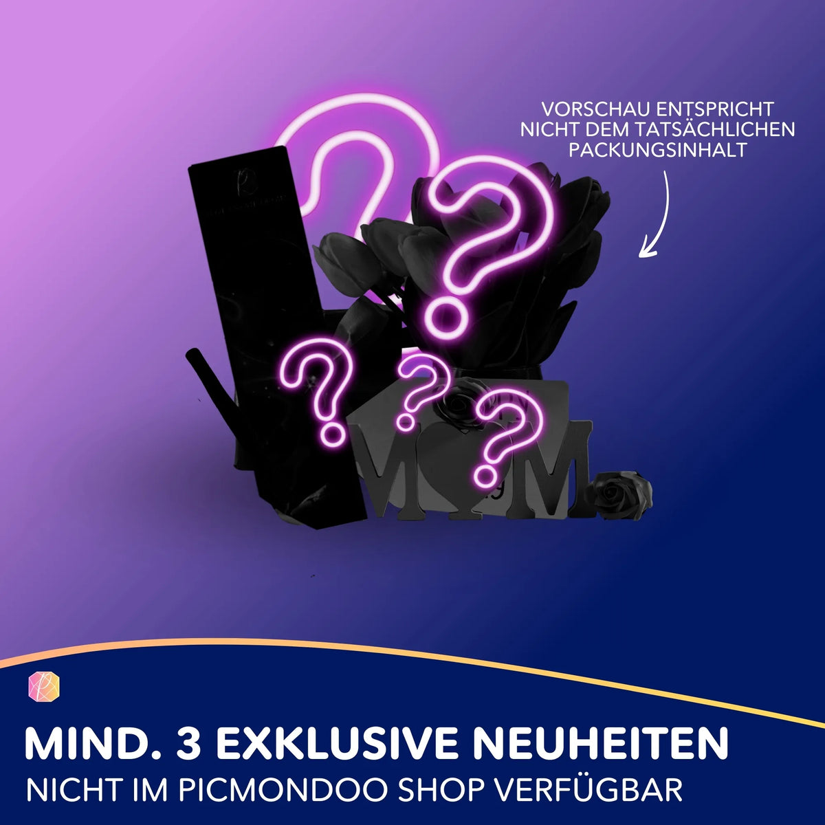 Exklusive Picmondoo Diamond Painting Mystery Box als besonderes Muttertagsgeschenk mit kreativen Überraschungen