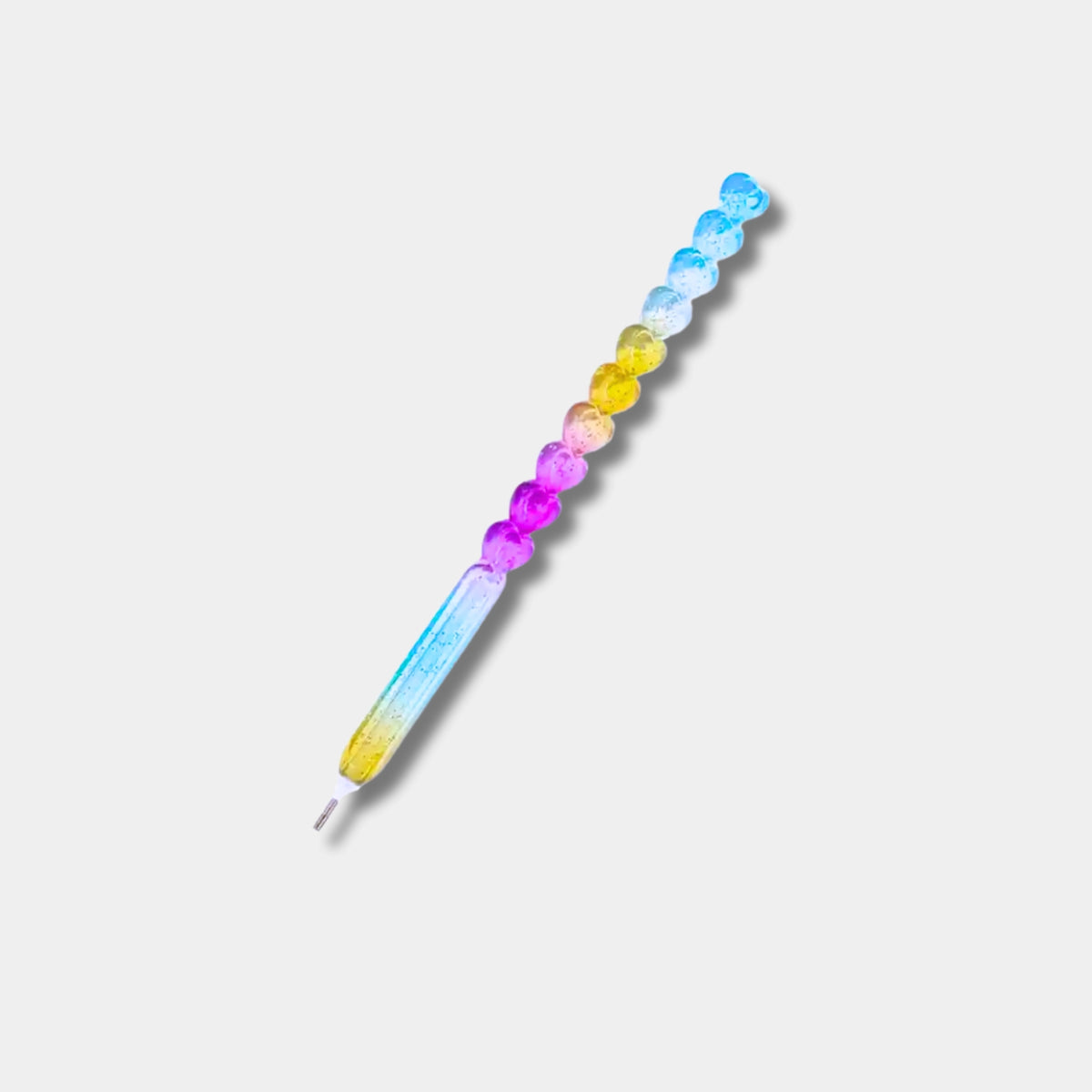 Bunter Diamond Painting Stift mit Herz-Design als kreatives Zubehör für Diamond Painting Kunstwerke