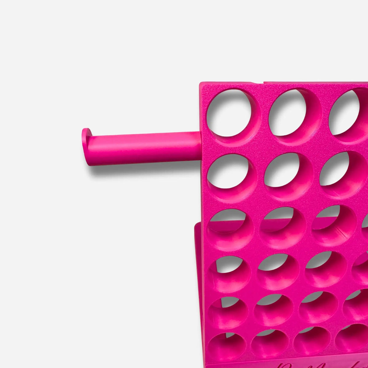 Pinke 3D-gedruckte Halterung für Diamond Painting Zubehör wie Scheren und Washitapes zur Organisation am Bastelplatz