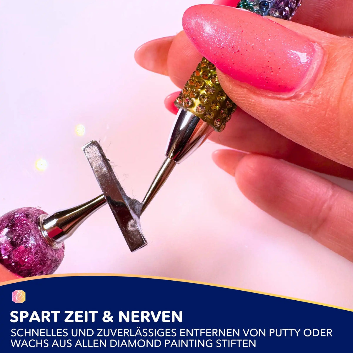 Wachs Entferner Tool zur Reinigung von Diamond Painting Stiften von Putty und Wachsrückständen