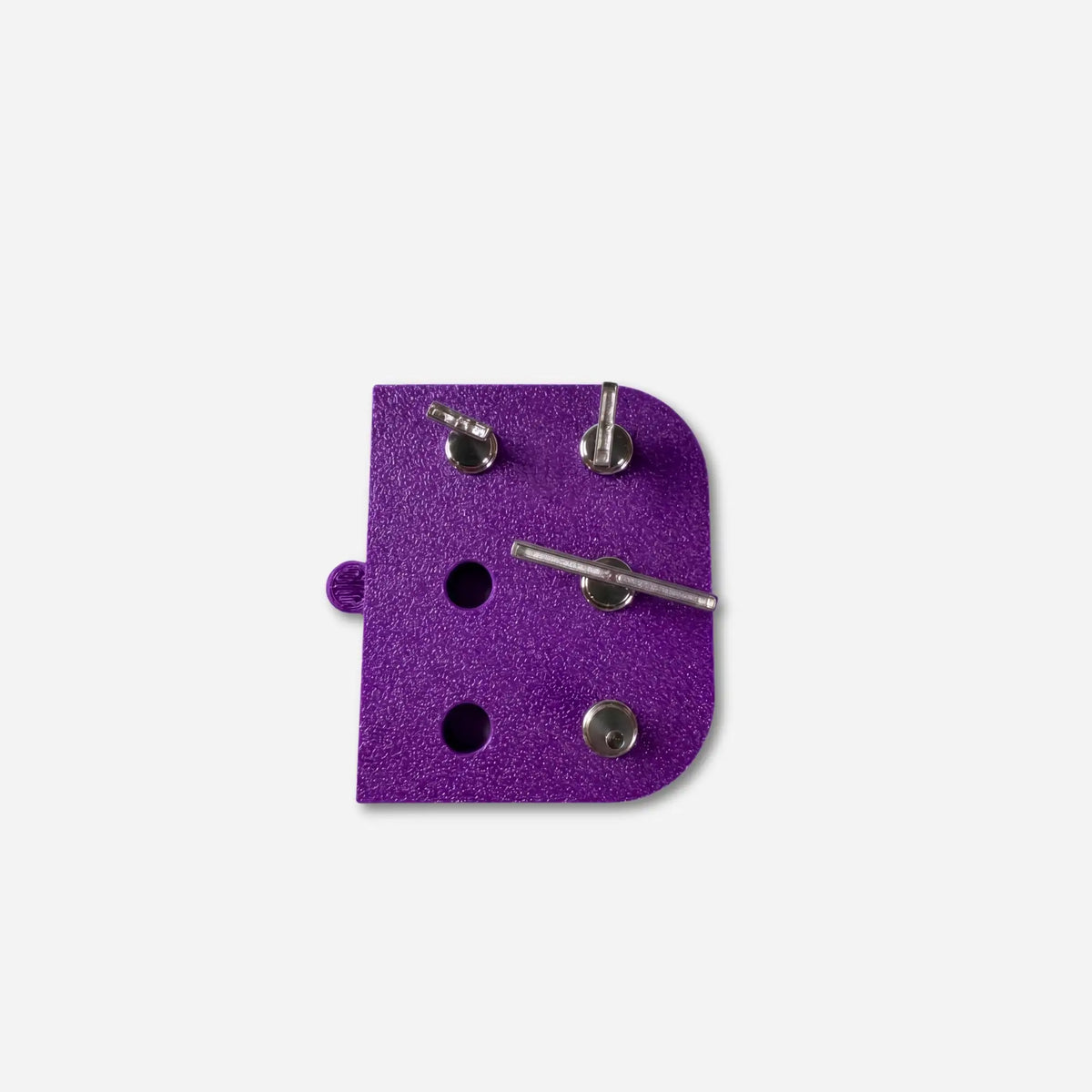 Violette 3D-gedruckte Diamond Painting Halterung für Metall-Aufsätze zur praktischen Aufbewahrung von Zubehör