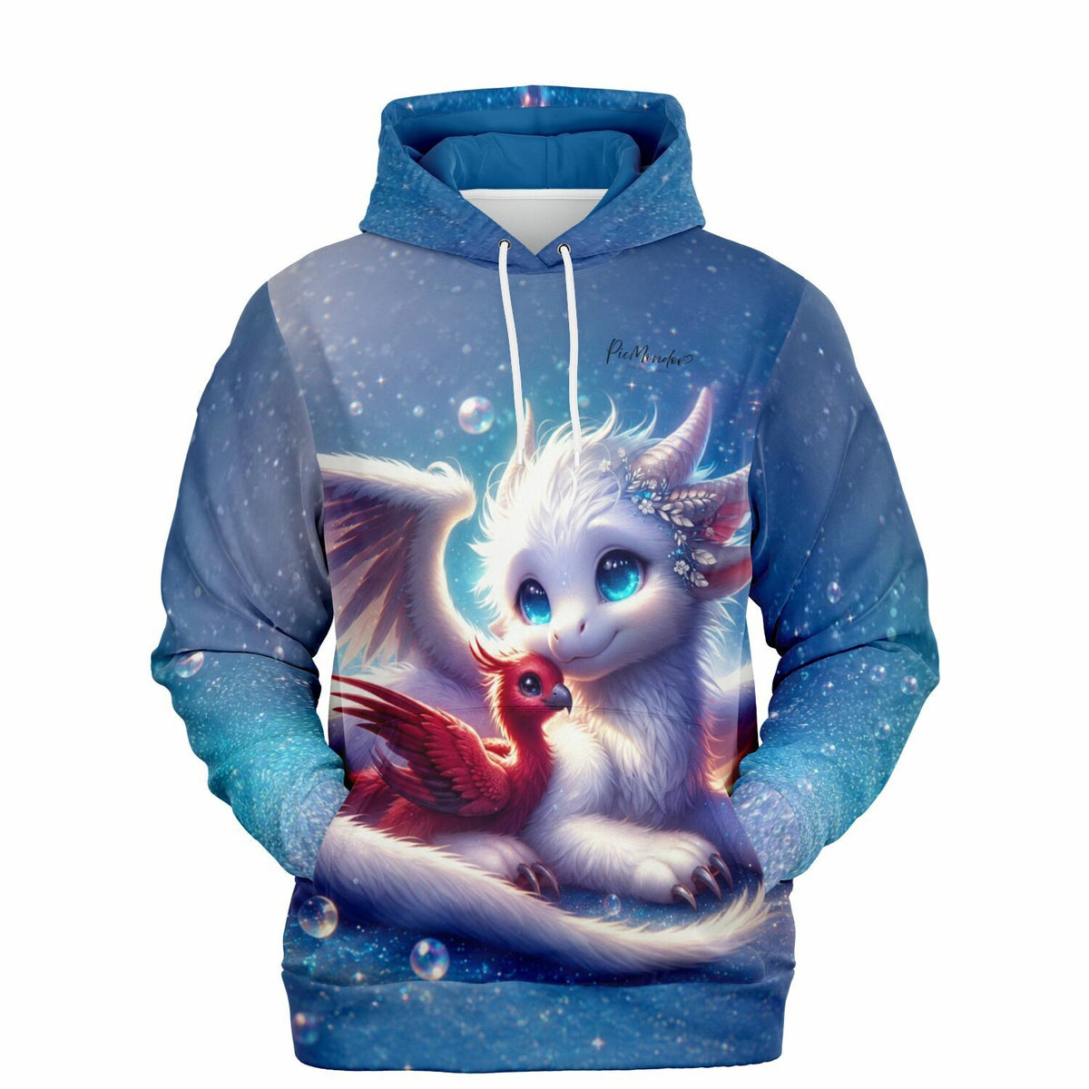 Dreamer Hoodie mit Astra & Fira Drachen-Motiv, perfekt für Fans von Diamond Painting und kreativen Fantasy-Designs.