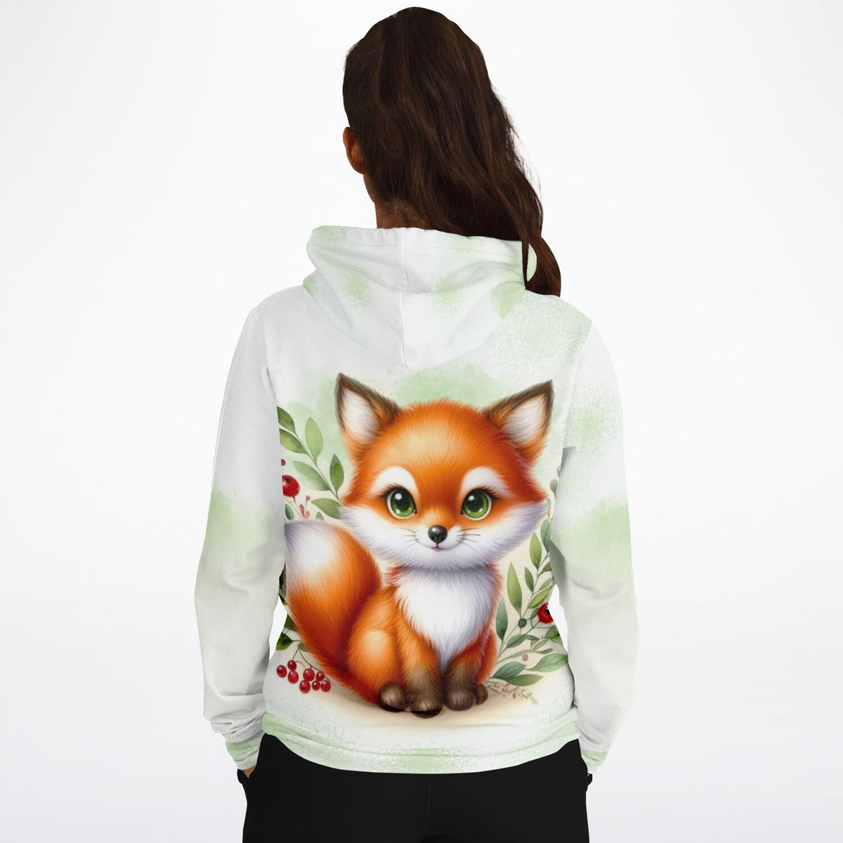 Dreamer Hoodie Freddy Füchschen mit süßem Fuchs Motiv, passend im Stil zu Diamond Painting oder Malen nach Zahlen Kunst