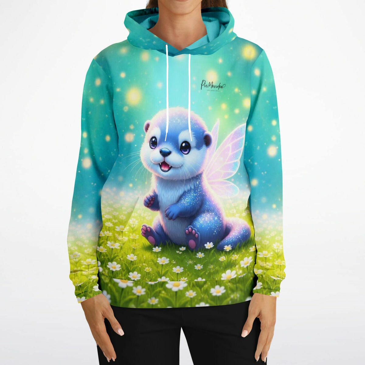 Dreamer Hoodie mit niedlichem Feenotter Mira Motiv, perfekt für Fans von Malen nach Zahlen und Diamond Painting Designs