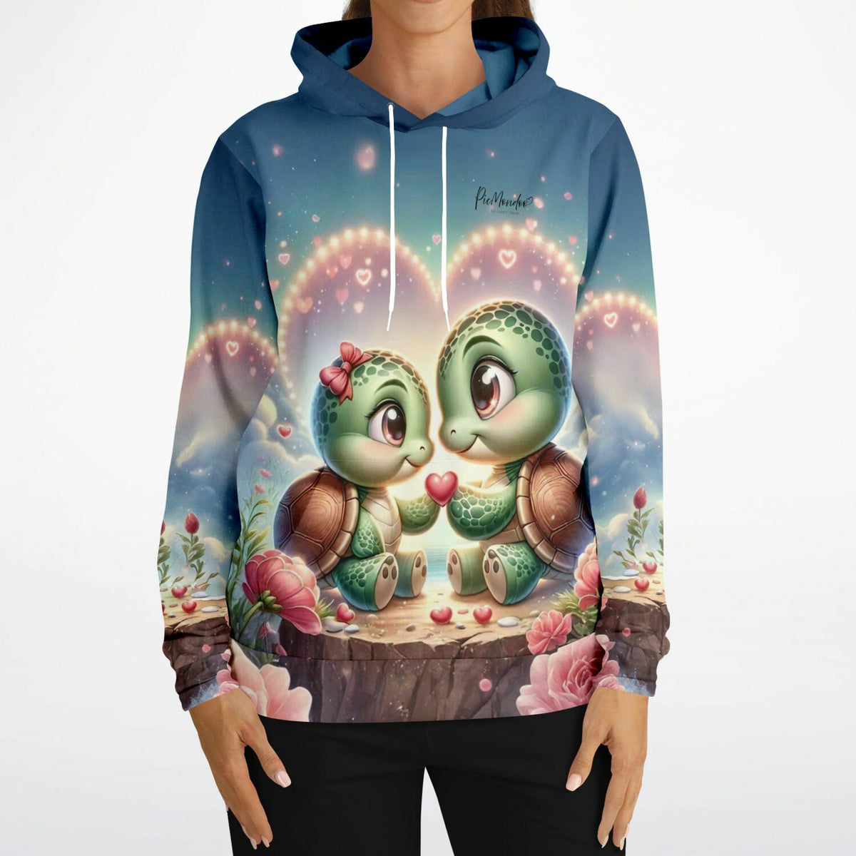 Dreamer Hoodie mit Paul und Paulinchen Schildkröten-Motiv, perfekt für Fans von Malen nach Zahlen und Diamond Painting